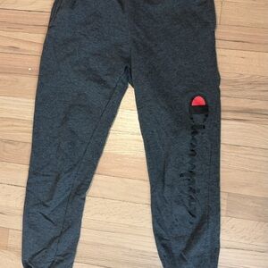 Champion Kids Charcoal Joggers with Logo